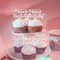 24-Pack Silver Glitter “Happy Birthday” Cupcake Toppers – Decorative Food Picks for Birthday Party Cupcakes and Cake Decorations